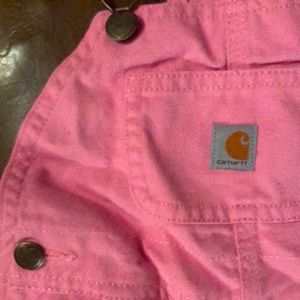 Pink Toddler Carhartt Bibs